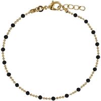 Bracelet Plaqué Or Billes et Petites Perles - Les Poulettes Bijoux