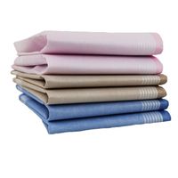 LINANDELLE - Lot de 6 mouchoirs en tissus imprimés MYA - Multicolore - 