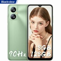 Téléphone portable 4G Blackview A52 Pro 6,517" HD+ 90Hz 8Go+128Go-SD 512Go 5180mAh 13MP+5MP Android 13 Dual SIM - Vert vitalité