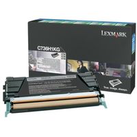 LEXMARK Cartouche de toner C736, X736, X738 - Noir- Haute Capacité 12.000 pages