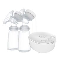 Tire-lait électrique double USB, biSantos de lait pour bébé, coussin chauffant froid, sans BPA, tire-lait injuste