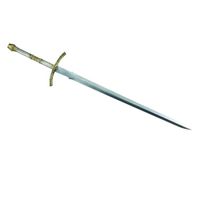 Épée de Chevalier Argentée - PTIT CLOWN - Luxe en mousse polyuréthane - 96 cm - Gris - Adulte - Mixte