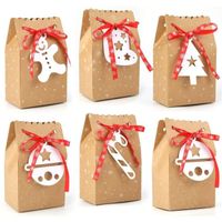 AvoDovA 12 Pcs Sacs Cadeaux, 24x13x8cm Sac Papier Kraft, Pochette Cadeau, Pochettes Fête D'anniversaire, Sachet Kraft, Pochettes Cadeaux Recyclable Pour Bonbons, Noix, Party, Anniversaire, Noël (Brun