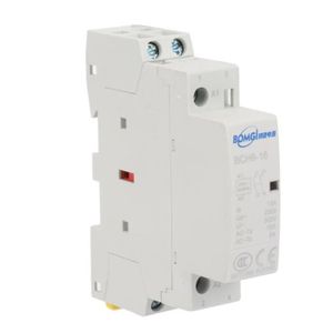 230V 50 Contacteur /à Courant Alternatif 2P 1NO1NC 16A 220V 60HZ Rail DIN Contacteur Monophas/é sur Rail DIN