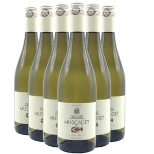 VIN BLANC Muscadet Homard Blanc 2022 - Lot de 6x75cl - Vigno
