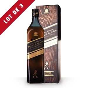 WHISKY BOURBON SCOTCH Lot de 3 - Whisky Johnnie Walker Double Black 70cl