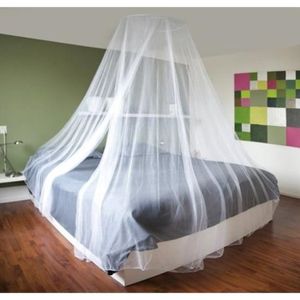 Protection blanche d'insecte de mouche de lit de filet de moustiquaire C2 