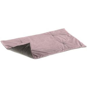 COUVERTURE ANIMAUX Ferplast couverture pour chiens et chats BARON 65, matelas lit pour animaux, double face, velours doux, lavable 65x40 rose