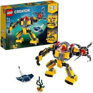 ASSEMBLAGE CONSTRUCTION LEGO 31090 Creator Le Robot sous-Marin