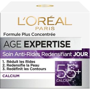 ANTI-ÂGE - ANTI-RIDE Crème Age Expertise L'OREAL PARIS Soin Jour 55+ - 