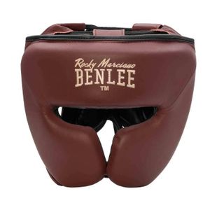 CASQUE DE BOXE - COMBAT Casque de boxe Benlee Berkley - wine red - L/XL