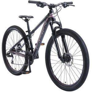 VTT VTT BIKESTAR 27,5 Pouces 21 vitesses Shimano avec frein à disque Hardtail - Noir Rose