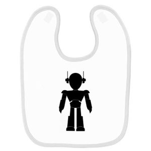 BAVOIR Bavoir bébé - MYGOODPRICE - Imprimé robots - Garço