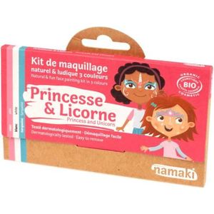 PALETTE DE MAQUILLAGE  Namaki Kit de Maquillage Bio Enfant Princesse et L