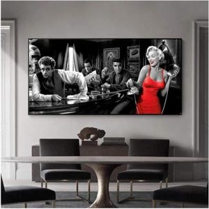 TABLEAU - TOILE ZXYFBH Tableau Decoration Murale James Dean Marily