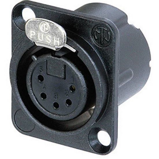 Connecteur Cinch/RCA Femelle Neutrik NF2D9 – 2 Pôles, Contacts Droits, Neuf