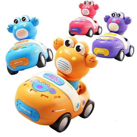 Petite Voiture Enfant 2 Ans Voitures à Remonter YSSHUI - Lot De 2 Véhicules Animaux - Sans Pile Petite Voiture Pour Bébé