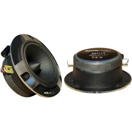 Lot De 2 Tweeters Pour Petites Enceintes – 25W, Diamètre 60/40mm (interne) – Occasion