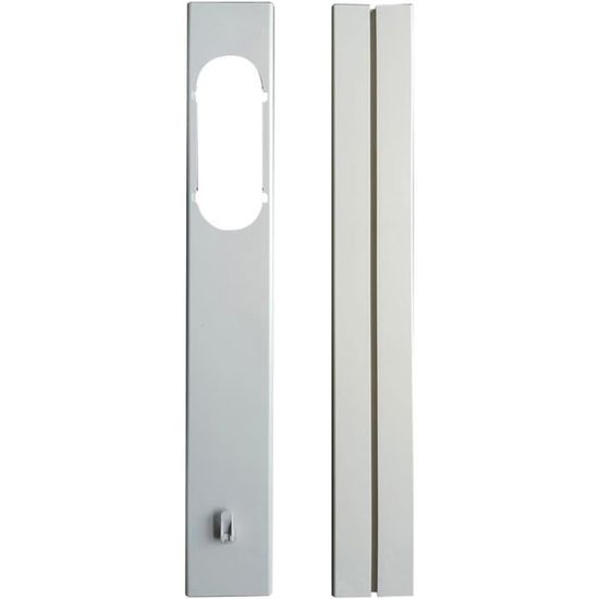 EVTSCAN Kit de déflecteur Universel pour Cadre de fenêtre de climatiseur Portable, Tissu d'étanchéité, Gris argenté (4 Meter / 13.1ft EVTSCAN Kit de déflecteur Universel pour Cadre de fenêtre de climatiseur Portable, Tissu d'étanchéité, Gris argenté (4 Meter / 13.1ft