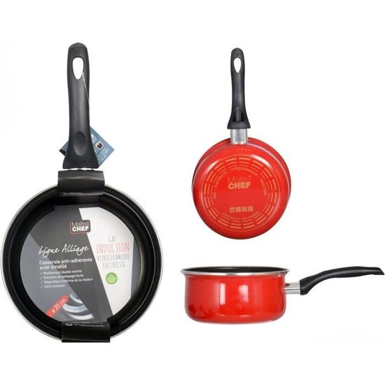Tefal Lot De 6 Casseroles Et Poêles L2047402 Ingenio Powerglide , Gris – El Hamiz Online Marketplace