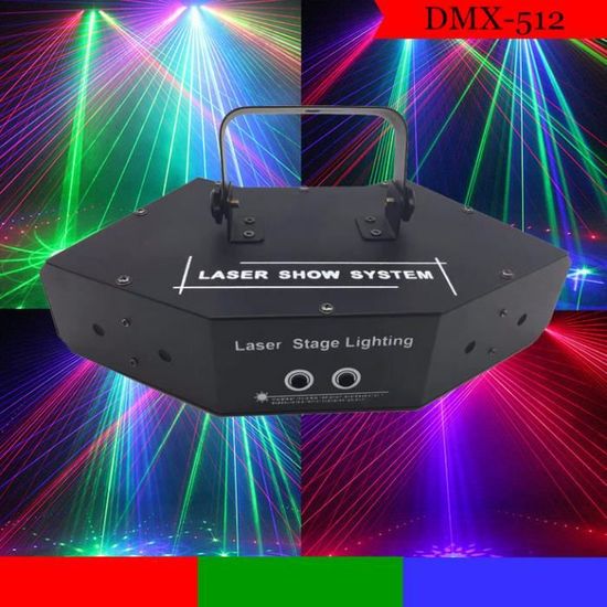 6 x 15 W RGBW 4 en 1 LED Mini Bee Eye LED tête mobile effet faisceau rotatif DJ bar lumière scène lumière (6 x 15 W RVB
