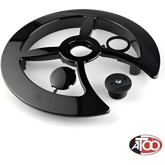Protège Pédalier De Vélo Noir - 48 Dents Maxi - Mixte Adulte - Accessoire Indispensable Et Économique