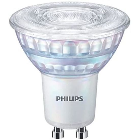 707>Philips ampoule LED Spot GU10 50W Blanc Froid, Compatible Variateur, Verre