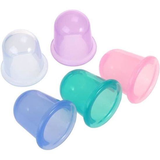 Set De 4 Ventouses De Massage En Silicone - Taille XS à L - Pour Soulager Le Stress Et Améliorer La Circulation - Facile à Utiliser