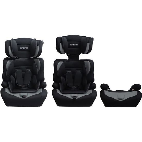 Carkids Rehausseur I-Size 125–150cm Taupe/Noir