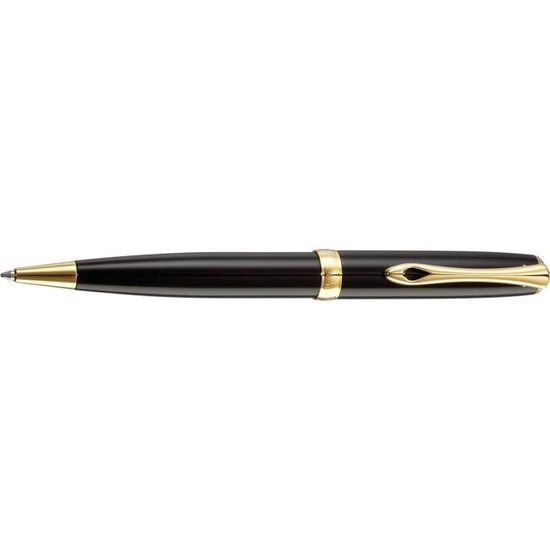 Stylo Roller Line D Atelier laqué sunburst en Palladium et vert