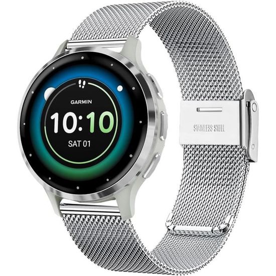 VELULYX Nylon Armband 18mm - Kompatibel Mit Garmin Venu 2S/3S, Fossil Gen 6