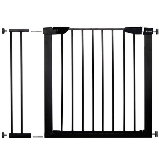 SPRINGOS Barrière De Protection Escalier Et Porte En Bois - Extensible 72 à 122 Cm - Sécurité Enfants Et Animaux