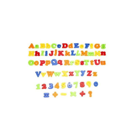 52 Lettres Et Chiffres Magnétiques Pour Enfants - Apprentissage Ludique Sur Frigo, Alphabet Et Chiffres