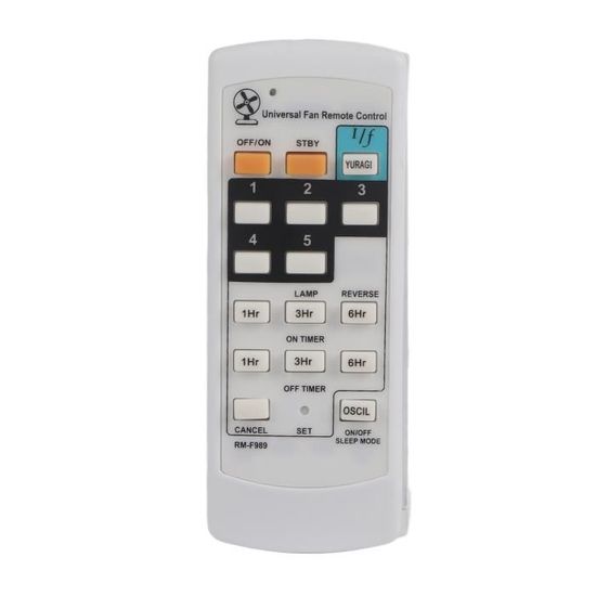 Télécommande Universelle Légère Pour Ventilateur - Remplacement Ergonomique, Boutons Sensibles, Compatible Multi-Modèles