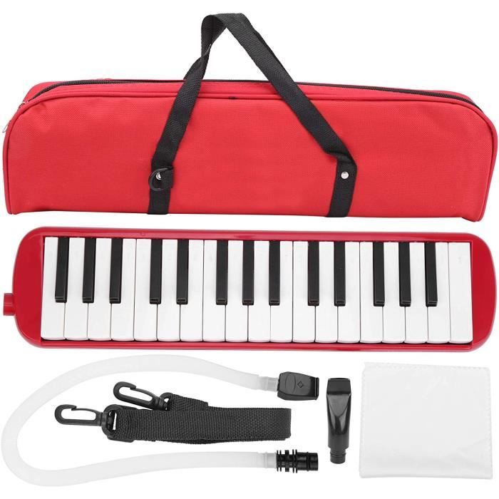 Instrument de Musique à Vent Portable avec Sac de Transport 32 clés  Melodica pour Les débutants(Red) - Achat / Vente mélodica MELODICA  Instrument de Musique 