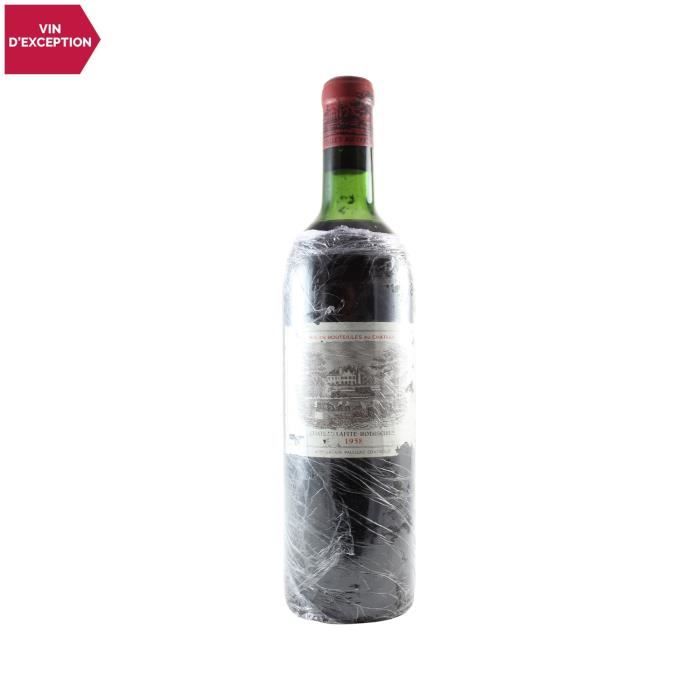 Château Lafite Rothschild Pauillac 1er Grand Cru Classé Rouge 1958 - 75cl - Vin AOC Rouge de Bordeaux - Cépages Cabernet Sauvignon,