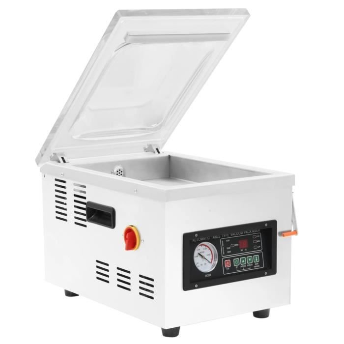 XIXI Appareil de mise sous vide professionnel 400 W Acier inoxydable