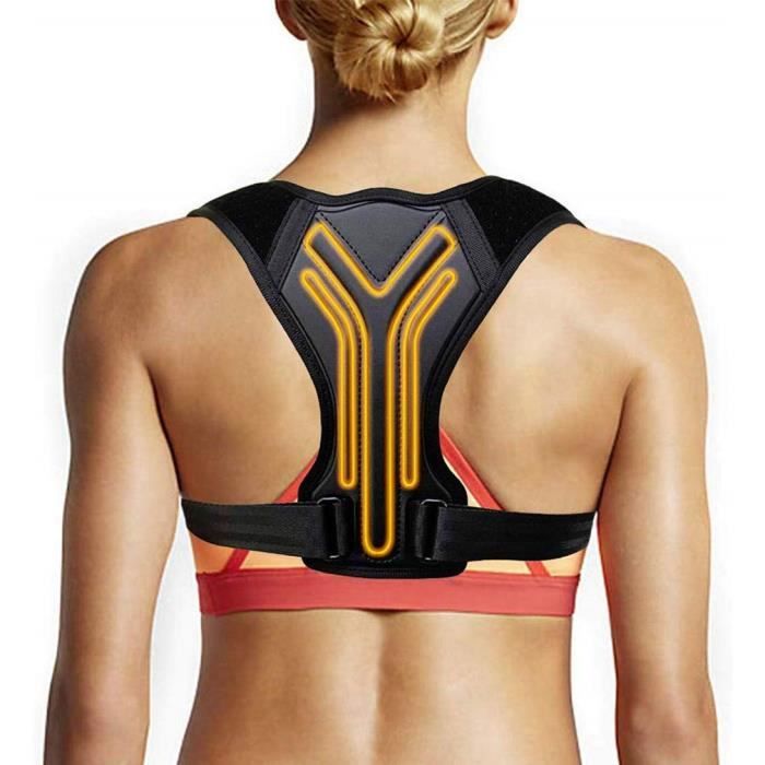 CEINTURE DE SOUTIEN Correcteur de Posture pour Homme & Femme, Soutien Spinal-Dos, Réduit la Douleur du Cou, Dos & É54