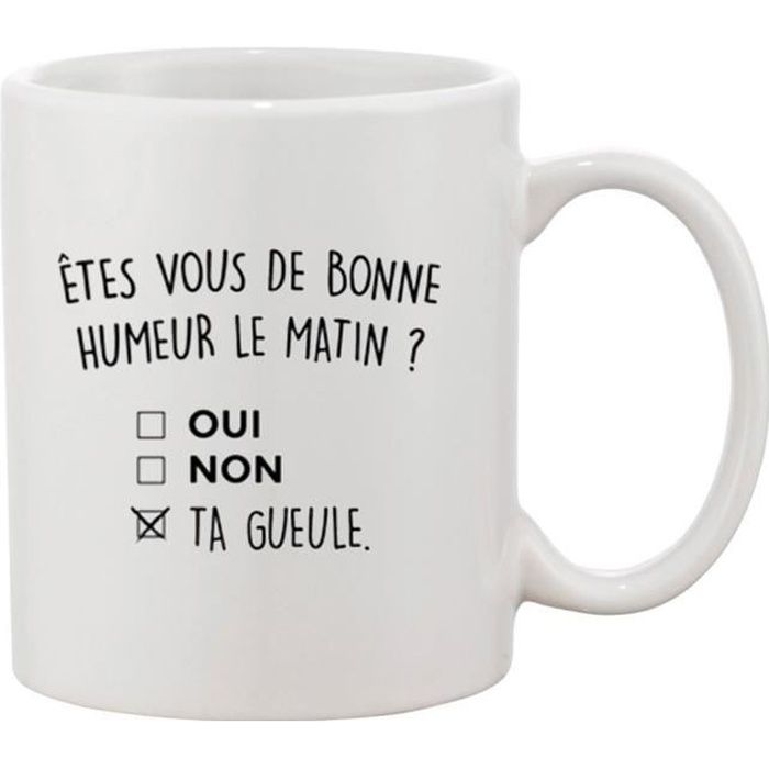 Mug - Etes vous de bonne humeur le matin ?