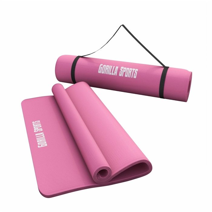 Tapis en mousse petit 190x60x1,5cm (Yoga - Pilates - sport à domicle)FUSCHIA