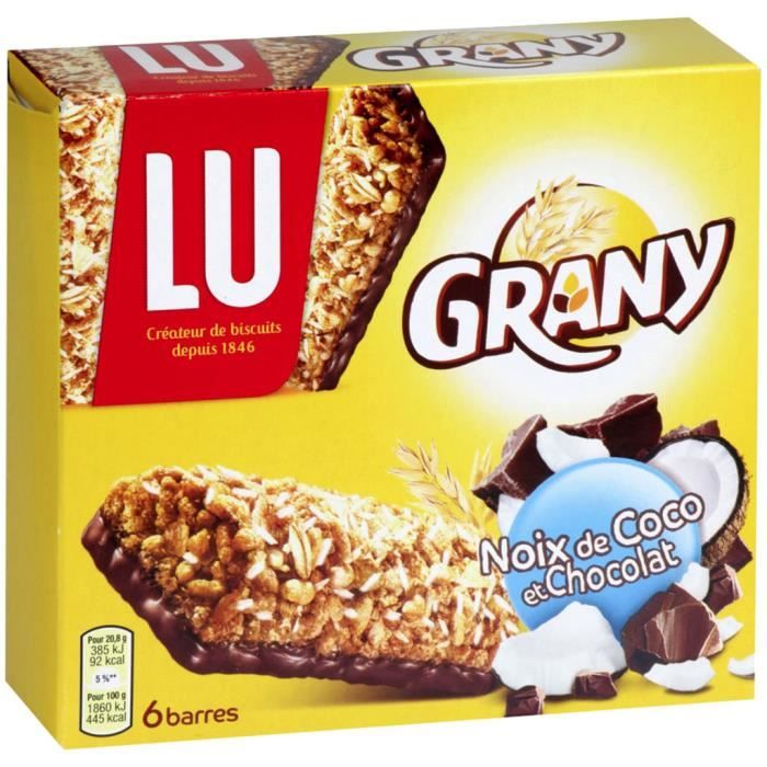 Grany - Lu Grany Noix De Coco Et Chocolat (lot de 3)