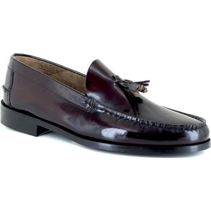 Mocassin Homme J.Bradford Cuir Bordeaux JB-EDEN