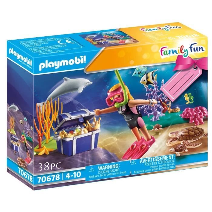 PLAYMOBIL - 70678 - Set cadeau Plongeuse sous-marine