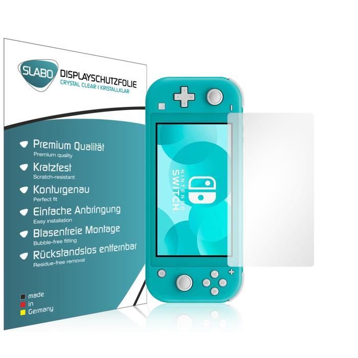 4 x Slabo Film de protection d'écran Nintendo Switch Lite protection écran film de protection film -Ultra Clair- invisible