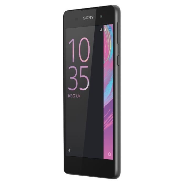 Sony Xperia E5 Smartphone débloqué (Ecran : 5 pouces - 16 Go - Android 6.0) Noir (import Allemagne)