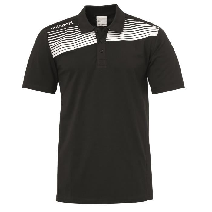 Polo junior Uhlsport Liga 2.0 - noir-blanc - 14 ans