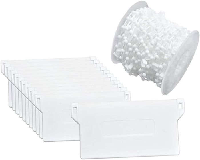 Lot de 60 languettes de réparation transparentes pour stores Lot de 60 languettes de réparation transparentes pour stores