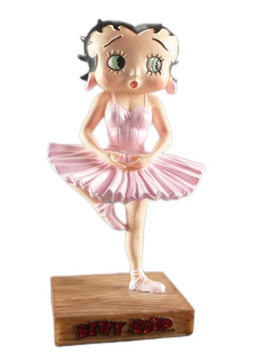 Figurine de collection - Betty Boop - Danseuse étoile - Résine dure - 15x6cm - Vintage
