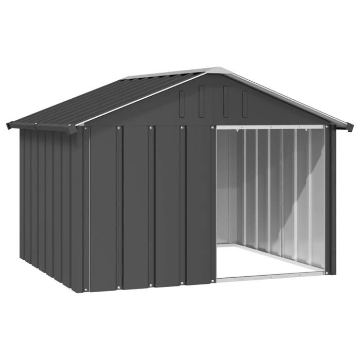 Lemon Niche pour chien Anthracite 1165x103x815 cm - Acier galvanisé CCL78009645
