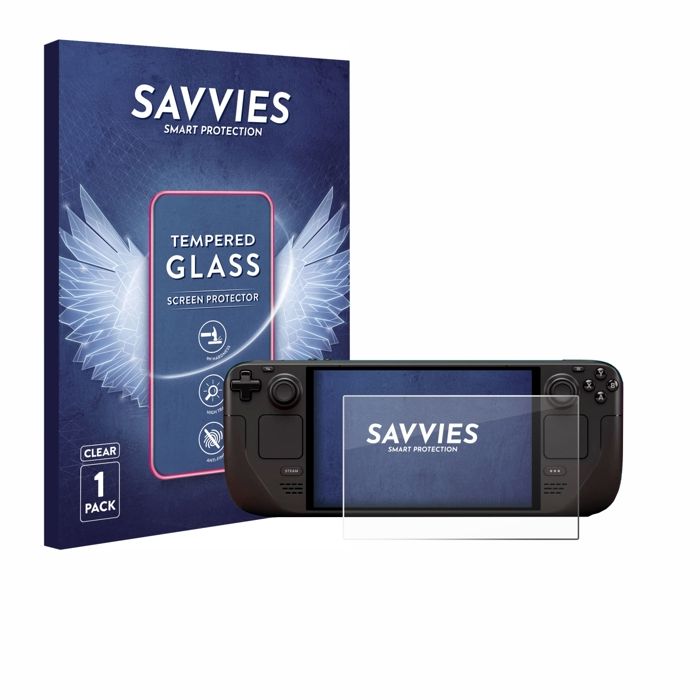 Savvies Verre Trempé pour Valve Steam Deck OLED Vitre Protection Ecran Film Trempé de Verre Dureté 9H - vue 2